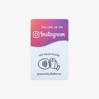 Pocket-sized Instagram NFC Card with vibrant social media colors for Paddington business owners.